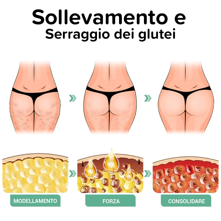 Olio liftante per glutei e torace!